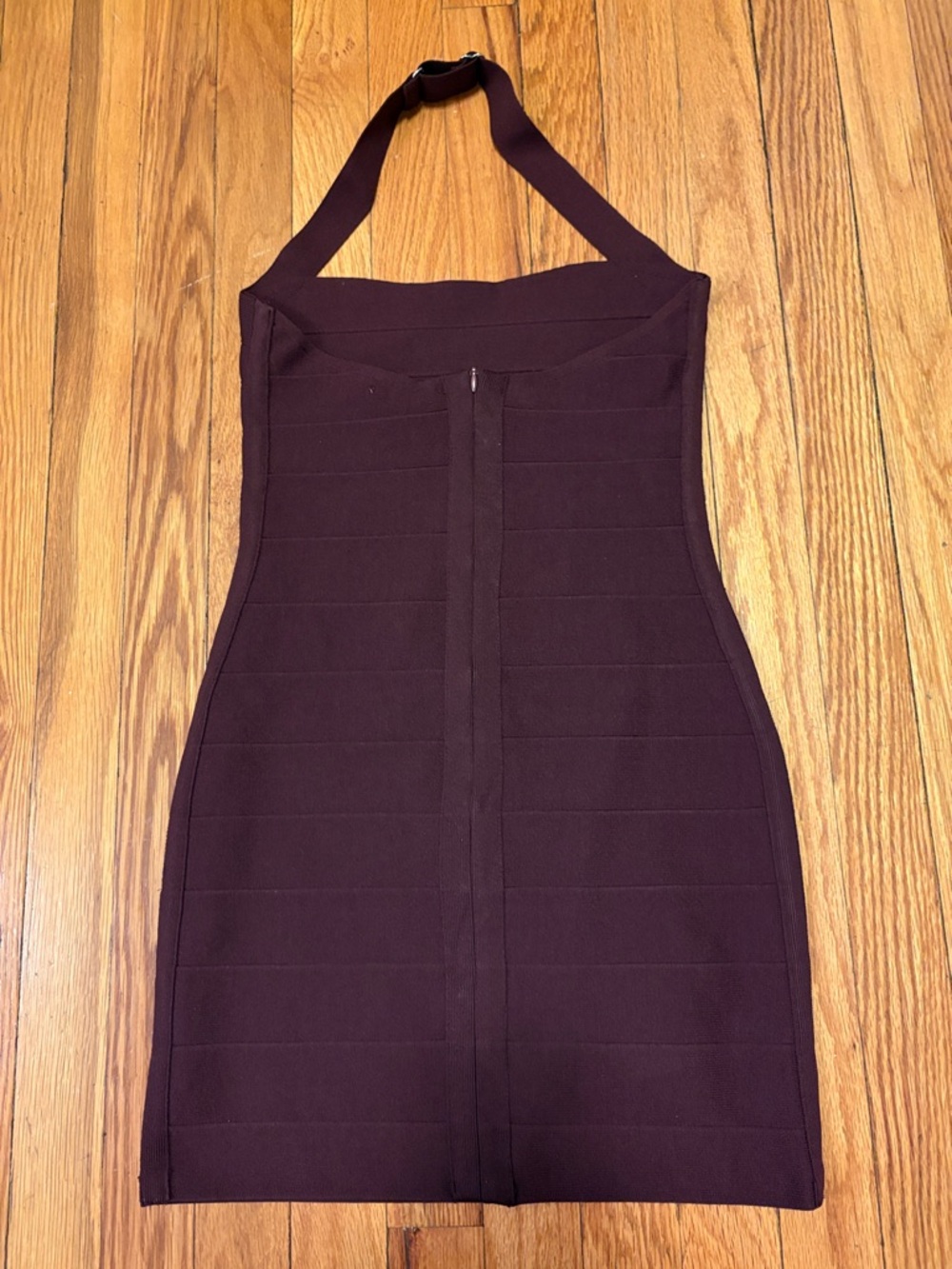 NWT Edikted Purple Bandage Halter Mini Dress Bodycon XS - Picture 3 of 6